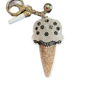 LGS Charms - Food & Drinks - Rhinestone Keychain Fashion Accessory with Tassel