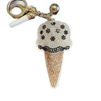 LGS Charms - Food & Drinks - Rhinestone Keychain Fashion Accessory with Tassel