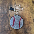 LGS Charms - Sports - Rhinestone Keychain Fashion Accessory with Tassel