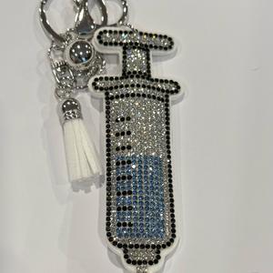 LGS Charms - Misc - Rhinestone Keychain for Zippy Bag Fashion Accessory with Tassel