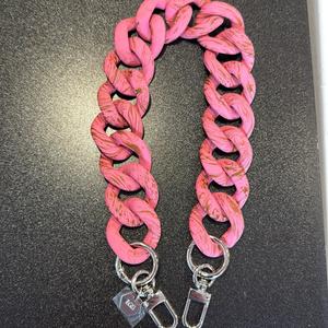 LGS Marbled Matte Bag Chains - 18”