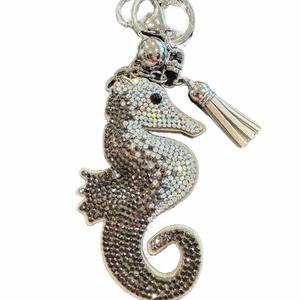 LGS Charms - Sea Life - Rhinestone Keychain Fashion Accessory with Tassel