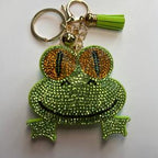 LGS Charms - Animals - Rhinestone Keychain Fashion Accessory with Tassel
