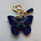 LGS Charms - Butterflies/Insects - Rhinestone Keychain Fashion Accessory with Tassel