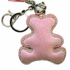 LGS Charms - Bears - Rhinestone Keychain Fashion Accessory with Tassel