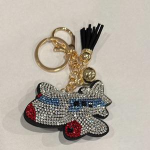 LGS Charms - Misc - Rhinestone Keychain for Zippy Bag Fashion Accessory with Tassel