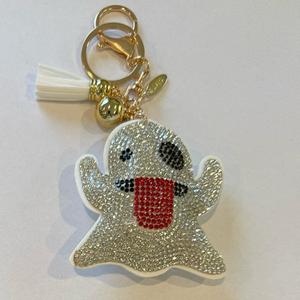 LGS Charms - Halloween and Autumn - Rhinestone Keychain for Zippy Bag Fashion Accessory with Tassel