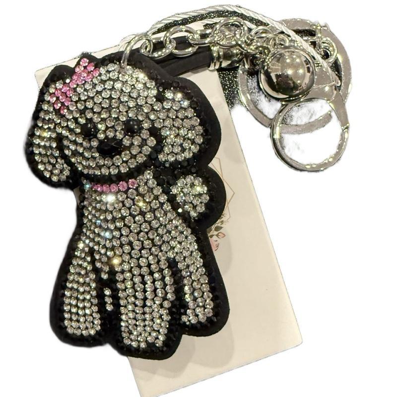 LGS Charms - Dogs & Cats - Rhinestone Keychain Fashion Accessory with Tassel