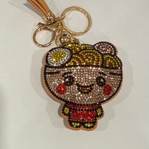 LGS Charms - Misc - Rhinestone Keychain for Zippy Bag Fashion Accessory with Tassel