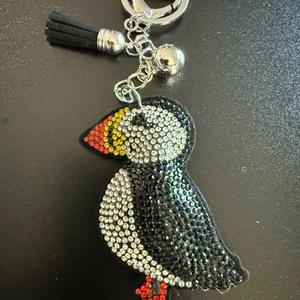 LGS Charms - Birds - Rhinestone Keychain Fashion Accessory with Tassel