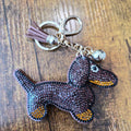 LGS Charms - Dogs & Cats - Rhinestone Keychain Fashion Accessory with Tassel