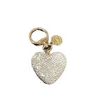 LGS Charms - Hearts - Rhinestone Keychain Fashion Accessory with Tassel