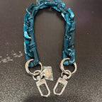 LGS Zip Links 18" Acrylic Bag Chains Purse Accessories