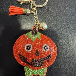 LGS Charms - Halloween - Rhinestone Keychain for Zippy Bag Fashion Accessory with Tassel