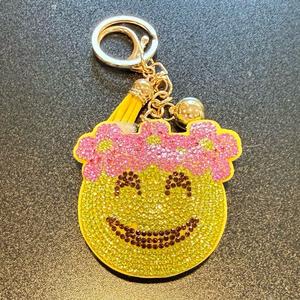 LGS Charms - Misc - Rhinestone Keychain for Zippy Bag Fashion Accessory with Tassel