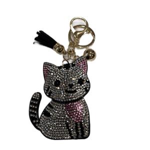 LGS Charms - Dogs & Cats - Rhinestone Keychain Fashion Accessory with Tassel