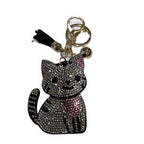 LGS Charms - Dogs & Cats - Rhinestone Keychain Fashion Accessory with Tassel