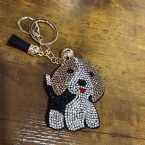 LGS Charms - Dogs & Cats - Rhinestone Keychain Fashion Accessory with Tassel