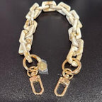 LGS Zip Links 18" Acrylic Bag Chains Purse Accessories