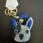 LGS Charms - Dogs & Cats - Rhinestone Keychain Fashion Accessory with Tassel