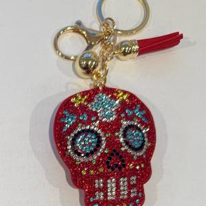 LGS Charms - Skulls - Rhinestone Keychain
