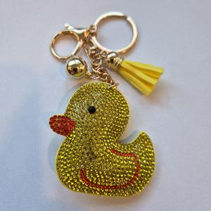 LGS Charms - Birds - Rhinestone Keychain Fashion Accessory with Tassel