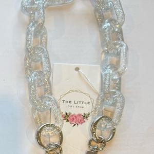 LGS Zip Loops 18" Acrylic Bag Chains Purse Accessories Purse Shoulder Straps