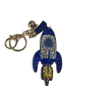 LGS Charms - Misc - Rhinestone Keychain for Zippy Bag Fashion Accessory with Tassel