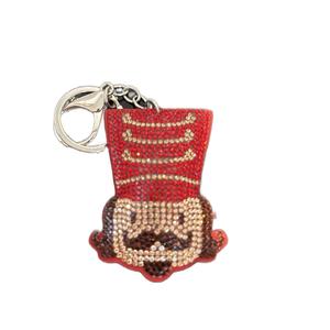 LGS Charms - Christmas - Rhinestone Keychain Fashion Accessory with Tassel