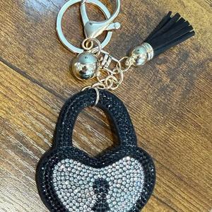 LGS Charms - Misc - Rhinestone Keychain for Zippy Bag Fashion Accessory with Tassel