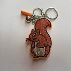 LGS Charms - Animals - Rhinestone Keychain Fashion Accessory with Tassel