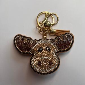 LGS Charms - Animals - Rhinestone Keychain Fashion Accessory with Tassel