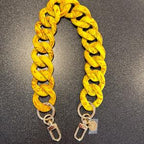 LGS Marbled Matte Bag Chains - 18”