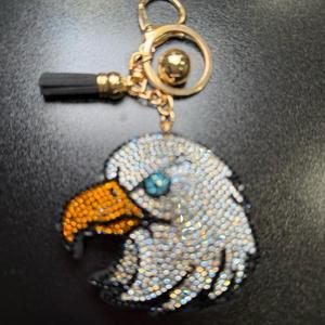 LGS Charms - Birds - Rhinestone Keychain Fashion Accessory with Tassel
