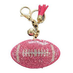 LGS Charms - Sports - Rhinestone Keychain Fashion Accessory with Tassel