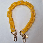 LGS Zip Links 18" Acrylic Bag Chains Purse Accessories