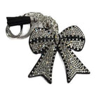 LGS Charms - Bows - Rhinestone Keychain Fashion Accessory with Tassel