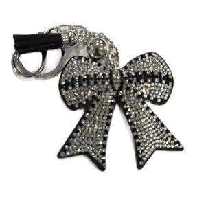 LGS Charms - Bows - Rhinestone Keychain Fashion Accessory with Tassel