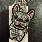 LGS Charms - Dogs & Cats - Rhinestone Keychain Fashion Accessory with Tassel