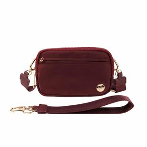 LGS Exclusives 3 in 1 Wallet RFID protected - Nylon Wristlet & Crossbody Bag for Women, Fits Most Smartphones, Stylish & Versatile wallets purse Casual Lightweight Bag Checkered Pattern Bag