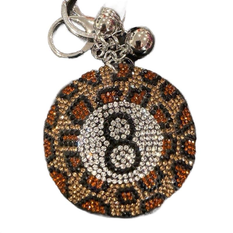 Claim Night Rhinestone Charms Bling Bling Keychains Hearts