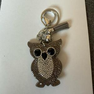 LGS Charms - Birds - Rhinestone Keychain Fashion Accessory with Tassel