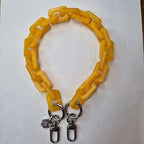 LGS Zip Links 18" Acrylic Bag Chains Purse Accessories
