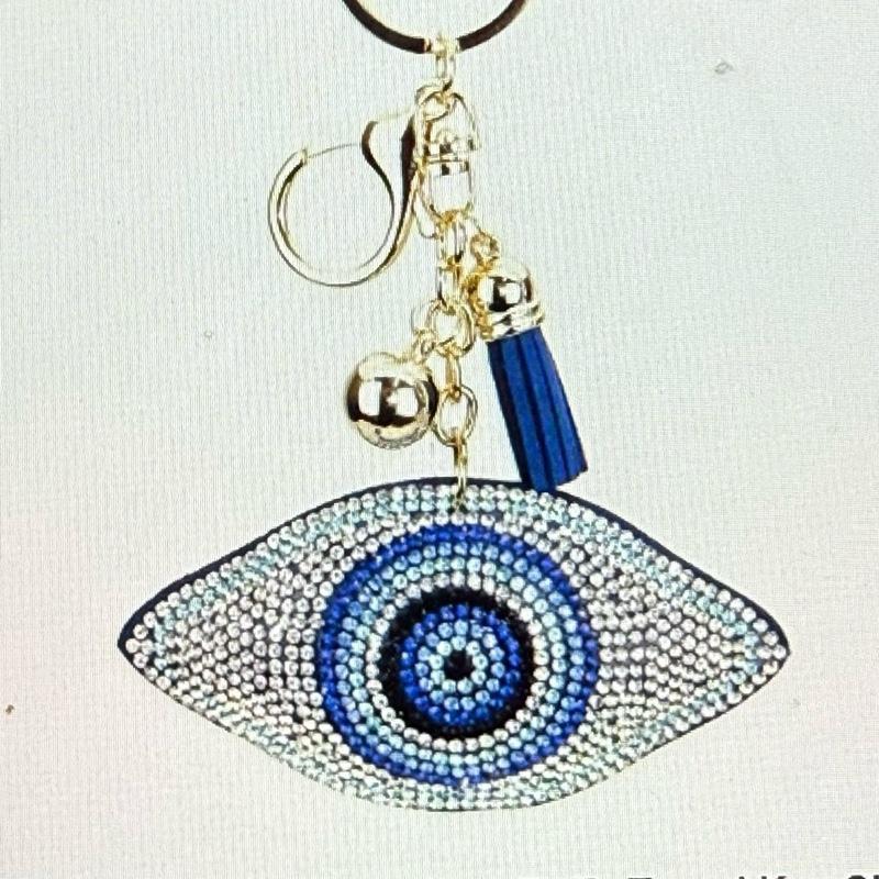 LGS Charms - Misc - Rhinestone Keychain for Zippy Bag Fashion Accessory with Tassel