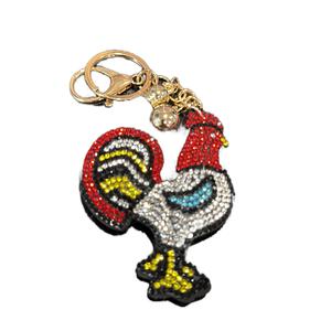 LGS Charms - Birds - Rhinestone Keychain Fashion Accessory with Tassel