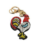 LGS Charms - Birds - Rhinestone Keychain Fashion Accessory with Tassel
