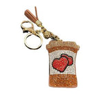 LGS Charms - Food & Drinks - Rhinestone Keychain Fashion Accessory with Tassel