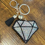 LGS Charms - Misc - Rhinestone Keychain for Zippy Bag Fashion Accessory with Tassel