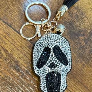 LGS Charms - Halloween and Autumn - Rhinestone Keychain for Zippy Bag Fashion Accessory with Tassel