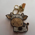 LGS Charms - Animals - Rhinestone Keychain Fashion Accessory with Tassel